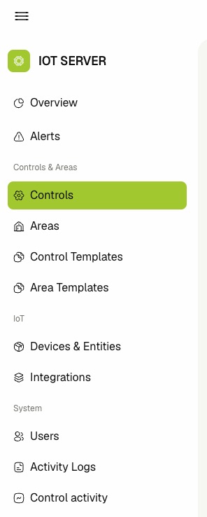 Control navigation