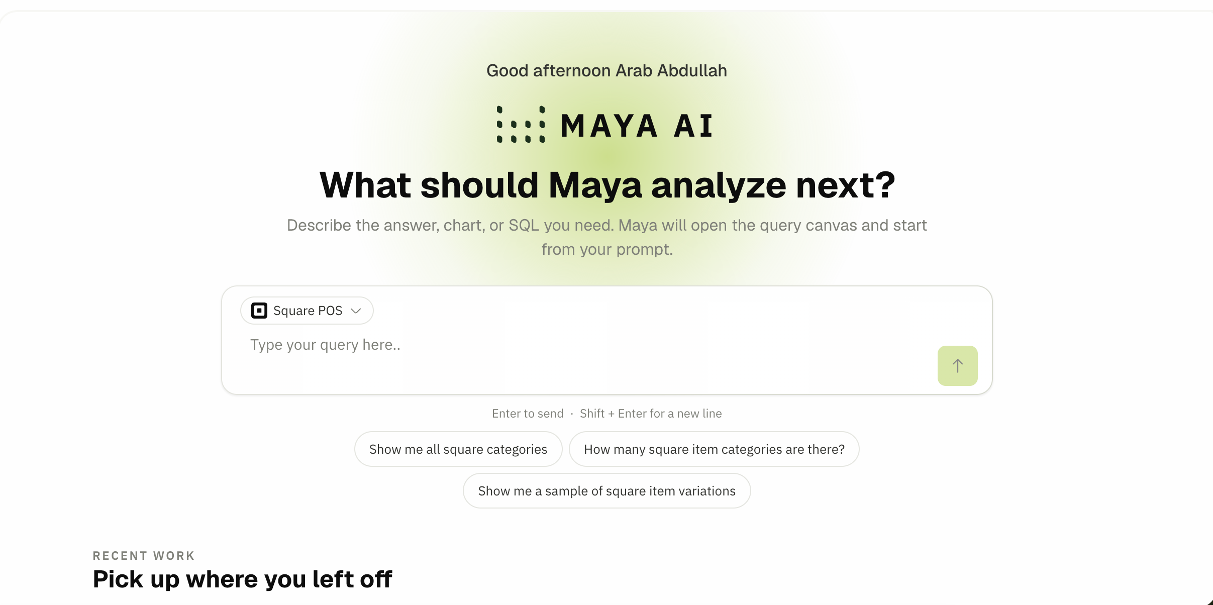 Home Maya prompt